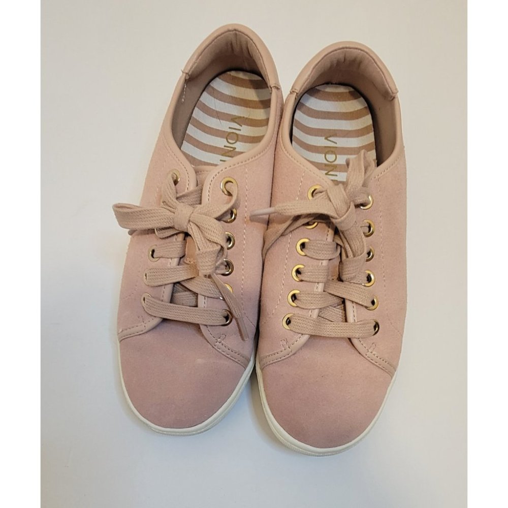 Vionic Women's Brinley Casual Pink Suede Lace-up Sneaker Size 6